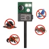LEAN Solar dierenverjager met bewegingssensor, ultrasoon, LED-diodes