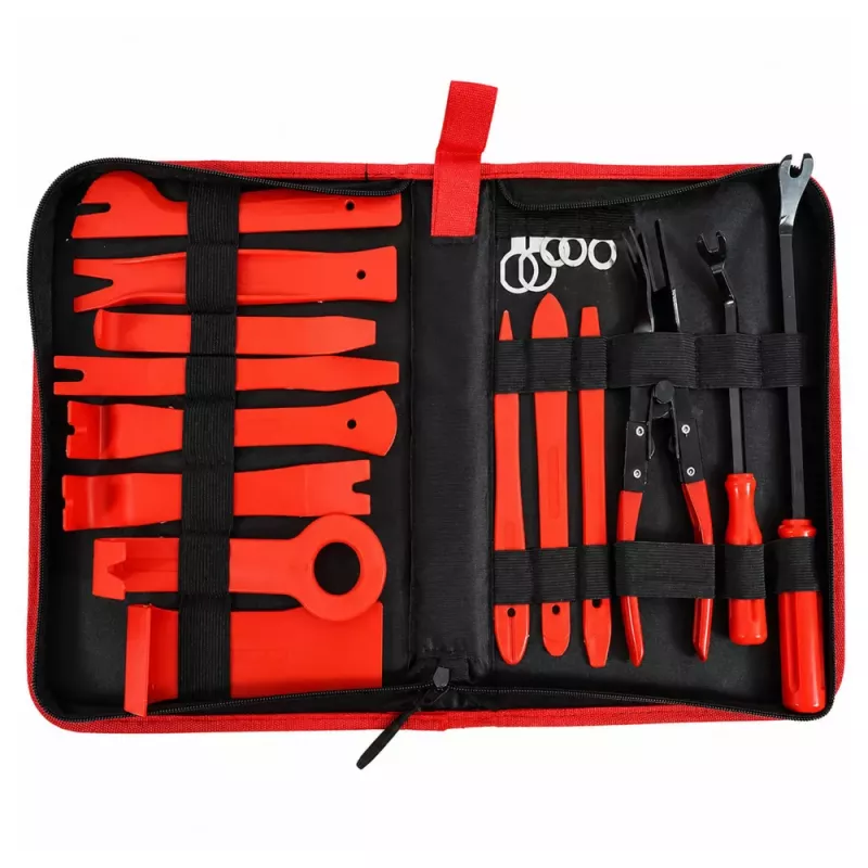 LEAN Bekleding verwijdergereedschap set 19-delige in organizer