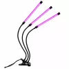 LEAN LED-lamp voor het kweken en verlichten van planten, driedubbele modules, clip