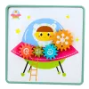 LEAN TOYS creatieve geometrische puzzel mozaïek tandwielen puzzel 25 stuks
