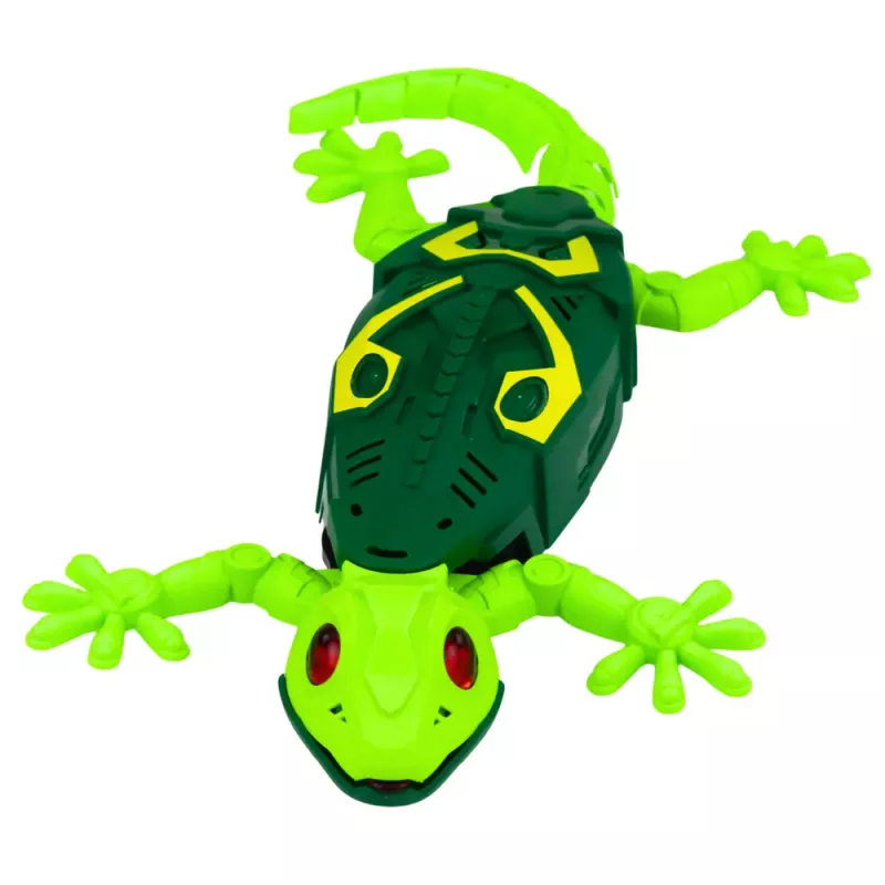 LEAN TOYS RC gekko hagedis wandlopend 360° groen
