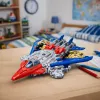 LEAN TOYS robot fighter combat 2 in 1 lichten geluiden rood-blauw 29 stuks
