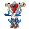LEAN TOYS robot fighter combat 2 in 1 lichten geluiden rood-blauw 29 stuks