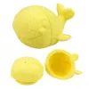 LEAN TOYS educatief badspeelgoed sensorische rubberen figuren pastel 4 stk.