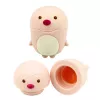 LEAN TOYS educatief badspeelgoed sensorische rubberen figuren pastel 6 stuks