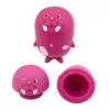 LEAN TOYS educatief badspeelgoed sensorische rubberen figuren pastel 6 stuks