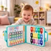 LEAN TOYS voelboek van vilt, educatief, sensorisch, zeemeermin koffer