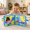 LEAN TOYS 3D vilten sensorisch educatief boek dinosaurussen