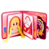 LEAN TOYS 3D vilten prinses roze sensorisch educatief boek