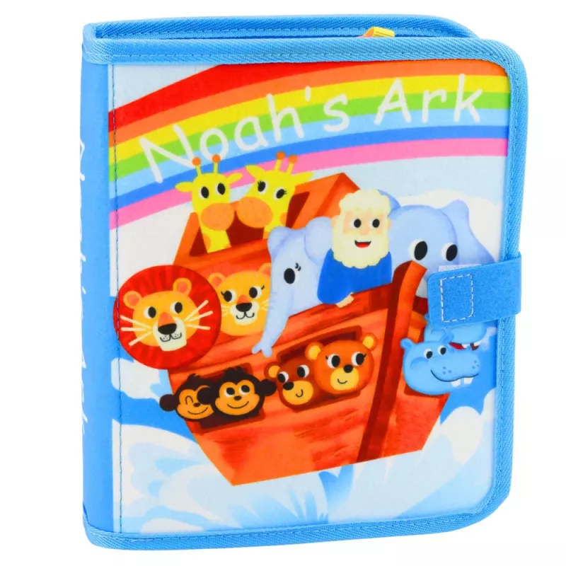 LEAN TOYS 3D vilten sensorisch educatief boek ark van Noach dieren