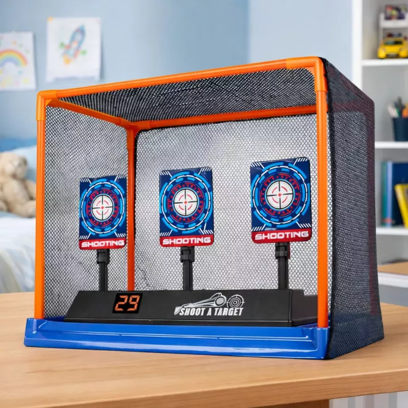 LEAN TOYS Elektronisch Schietdoel met Digitale LCD-Teller en Bewegende Doelwitten