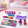 LEAN TOYS Nagel Make-up Beauty Set met verstelbare Tas, Accessoires, 20 delen