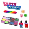 LEAN TOYS Nagel Make-up Beauty Set met verstelbare Tas, Accessoires, 20 delen