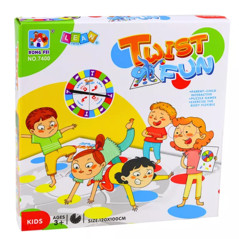 LEAN TOYS Family Twist Fun Mat Random Wheel Arcadespel