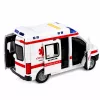 LEAN TOYS Ambulance Brancard Drive Lichtjes Geluiden Wit 1:10