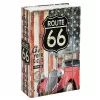 LEAN TOYS Boekkluis met Sleutel Kleine Geldcassette Route 66