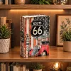 LEAN TOYS Boekkluis met Sleutel Kleine Geldcassette Route 66