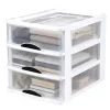 LEAN Multifunctionele Organizer 3 Lades Kunststof Bak Wit