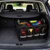 LEAN Grote Opvouwbare Kofferbak Organizer Zwart 50L