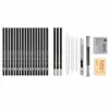 LEAN Professionele Schets Set Tekenpotloden Accessoires Etui 31 st.