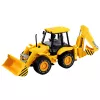 LEAN TOYS Bouwmachines Graafmachine Lader Bulldozer met Aandrijving, Lichtjes, Geluiden - Geel