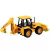 LEAN TOYS Bouwmachines Graafmachine Lader Bulldozer met Aandrijving, Lichtjes, Geluiden - Geel