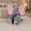 LEAN TOYS Knuffel Olifant Interactief Beweegt Oren Speelt Melodieën Kiekeboe Spel