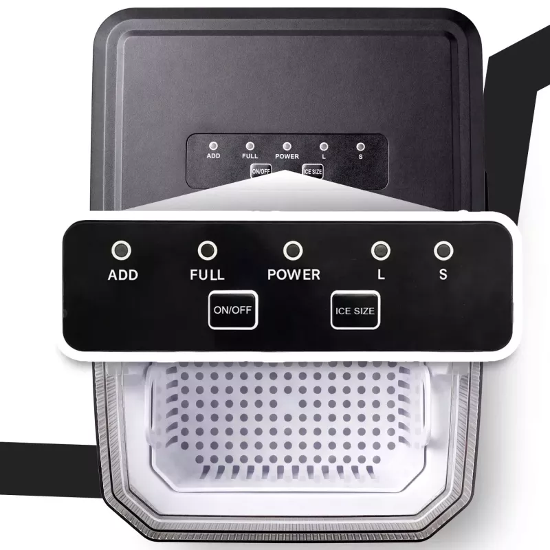 Extralink SmartLife Cube Ice Essential IJsblokjesmachine 12kg/24u 2.2L Zwart/Zilver