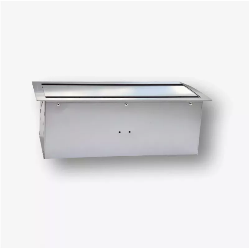 BACHMANN EM/FLB-HTD-STS333-S in-desk module box 8 modules zilver metallic