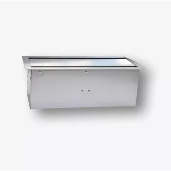 BACHMANN EM/FLB-HTD-STS333-S in-desk module box 8 modules zilver metallic