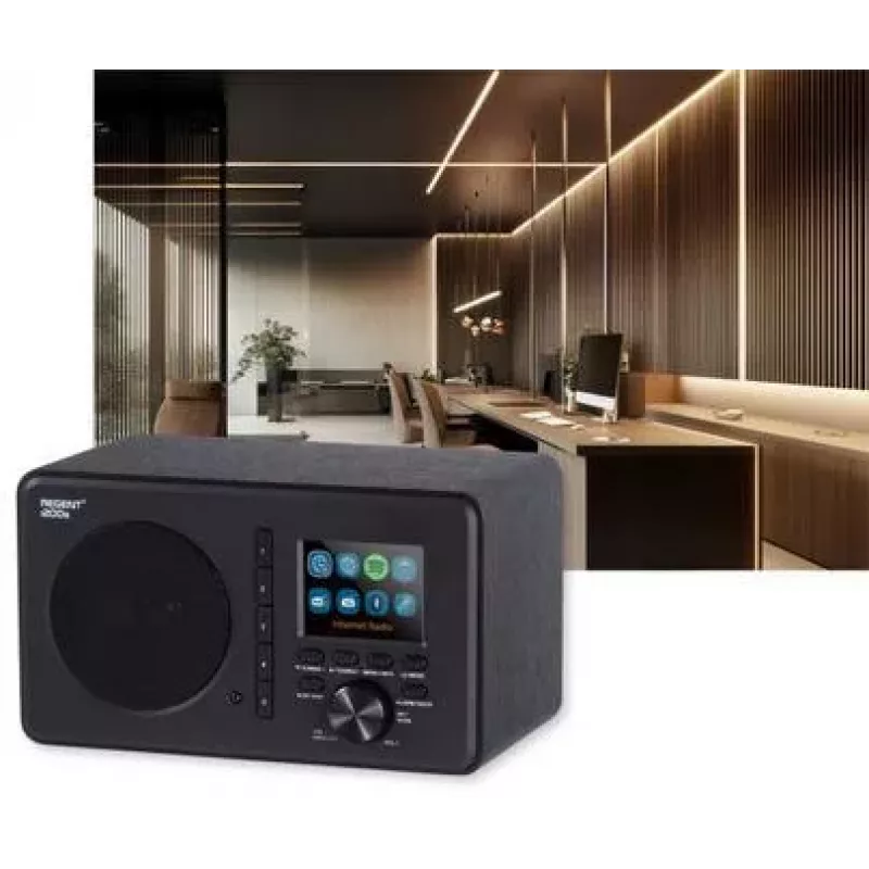 Ferguson Regent i200s Internetradio met FM/DAB+/Spotify Connect, Zwart
