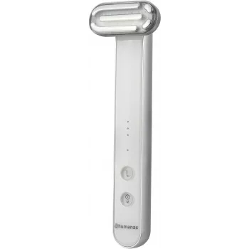 Humanas Aurora HS4151 geluidsmassageapparaat voor gezichtslifting met EMS-functie, wit