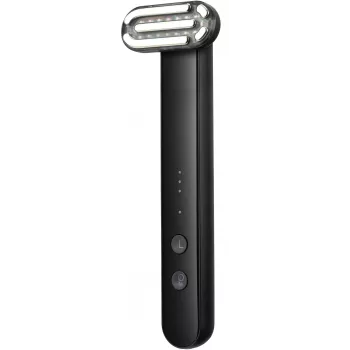 Humanas Aurora HS4152 geluidsgezichtsmassageapparaat voor lifting met EMS, zwart