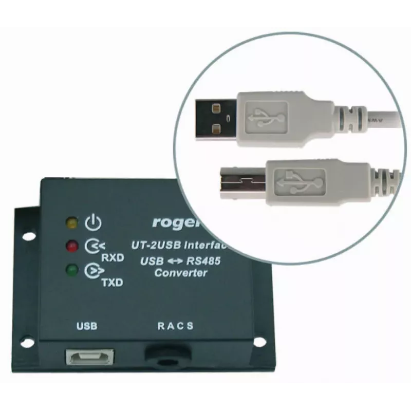 ROGER UT-2 USB-interface - programmeerkabel voor hekwerkaandrijvingen