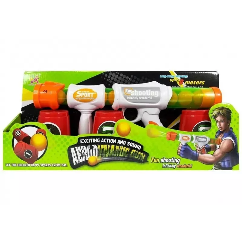 LEAN TOYS softbal geweer schietvaardigheid oefenen doelbekers