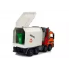 LEAN TOYS Aangedreven vuilniswagen met vuilnisbak