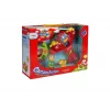 LEAN TOYS Baby R/C vliegtuig met stuurwielafstandsbediening rood
