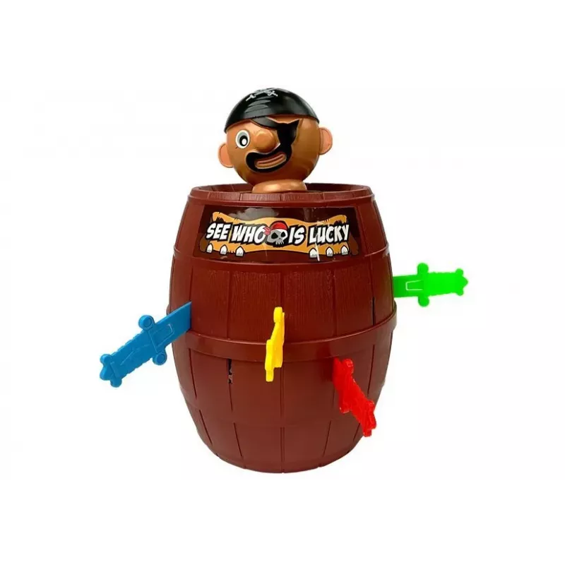 LEAN TOYS Spel Prick de piraat Pop-up piraat