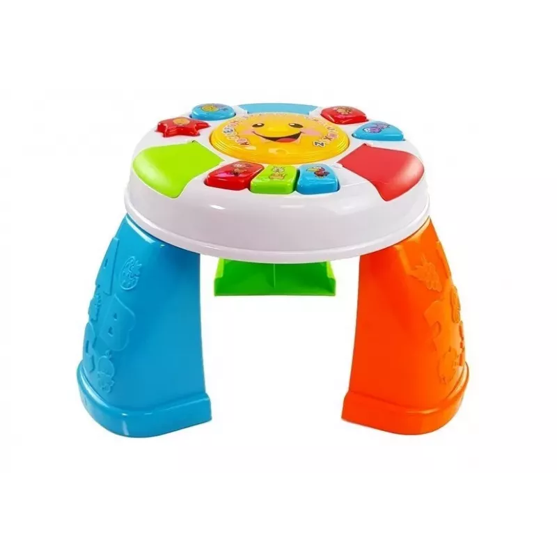 LEAN TOYS Leertafel voor baby's bont met geluiden