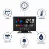 LEAN digitale klok met binnen-thermometer en hygrometer LED weerstation