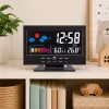 LEAN digitale klok met binnen-thermometer en hygrometer LED weerstation