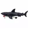 LEAN TOYS RC Shark afstandsbediening haai, beweegt staart, lichten, rookeffect, zwart