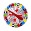 LEAN TOYS Twist behendigheidsspel familie-bewegingsmat Social Randomizer