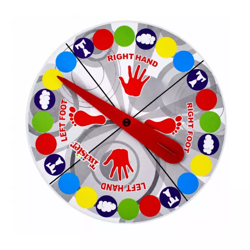 LEAN TOYS Twist behendigheidsspel familie-bewegingsmat Social Randomizer