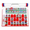 LEAN TOYS Memory Game Guess Who on Time draagbaar zandloper bordspel