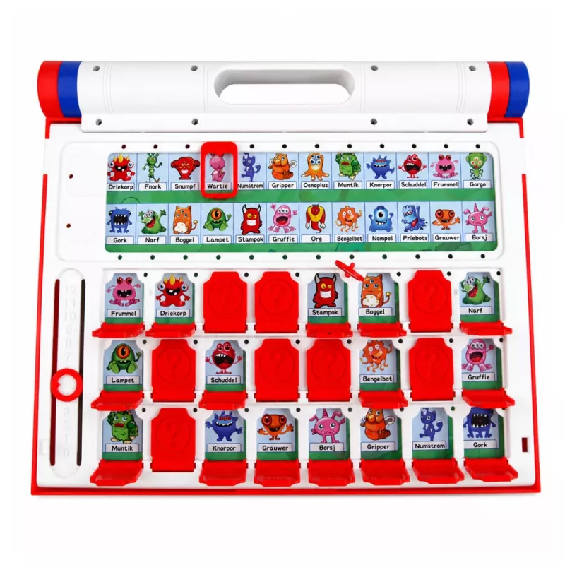 LEAN TOYS Memory Game Guess Who on Time draagbaar zandloper bordspel