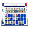 LEAN TOYS Memory Game Guess Who on Time draagbaar zandloper bordspel