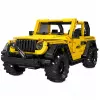 LEAN TOYS Bouwstenen auto off-road voertuig Wrangler geel 746 onderdelen