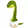LEAN TOYS Pluchen dansslang interactieve muziek en geluiden mascotte groen