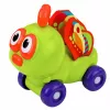 LEAN TOYS Interactief bijen sensorisch auto speelgoed voor peuters groen